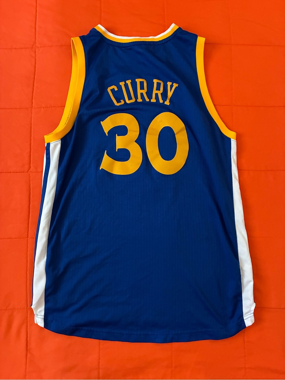 Adidas Golden State Warriors Jersey Mens Large Stephen Curry #30, Blue